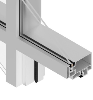 CW-2500 Cross Aluminum Curtain Wall System