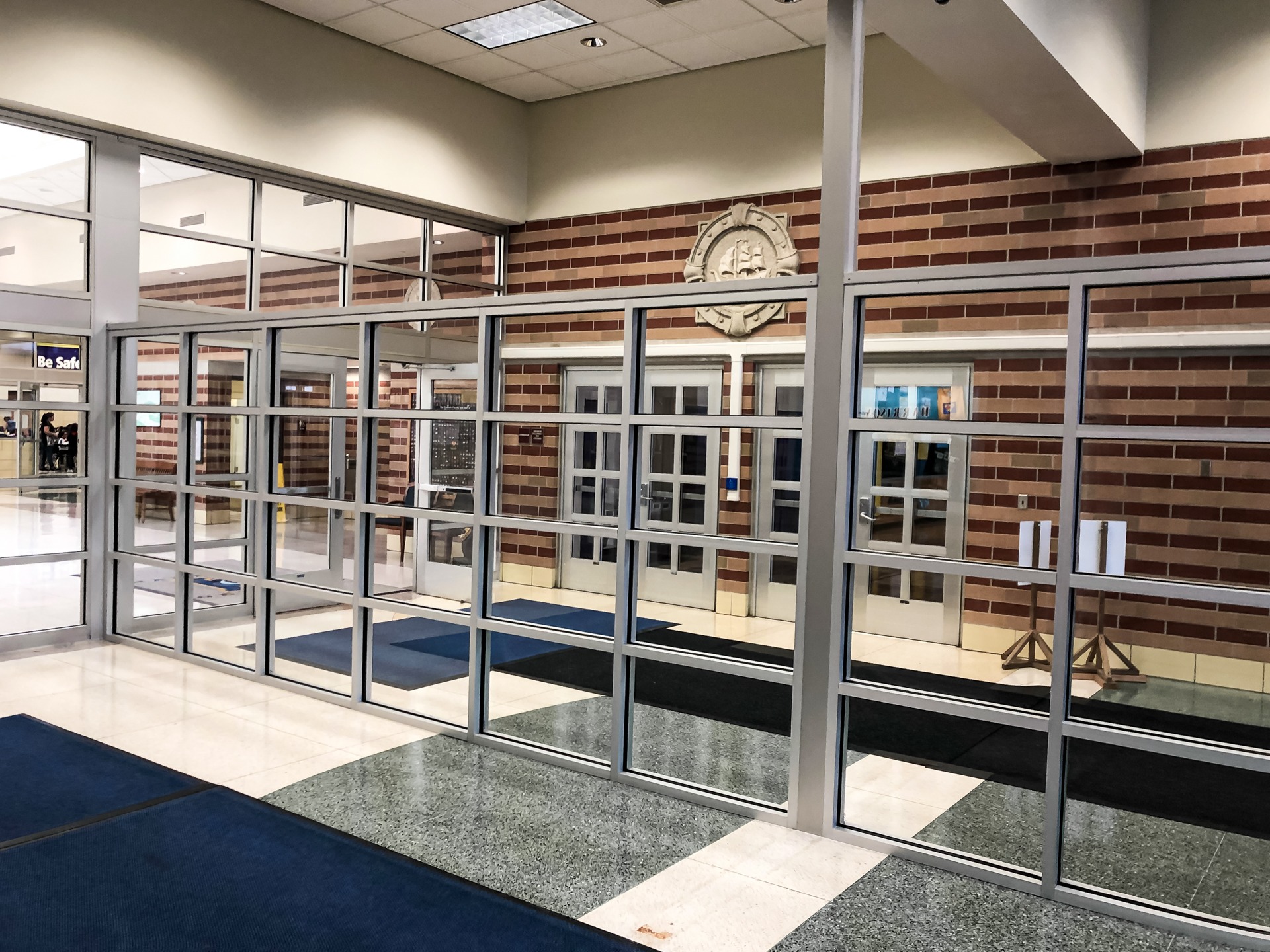 4 ½” Interior Storefront System Cross Aluminum