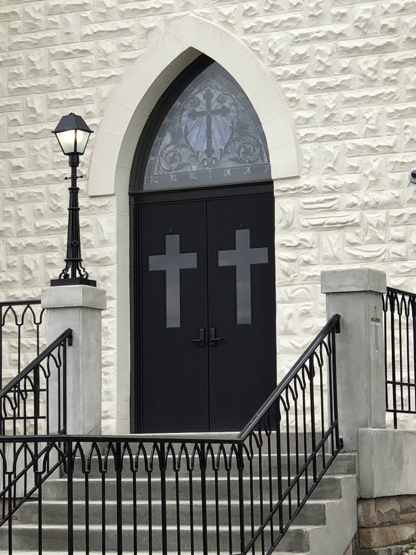 FL400 Flush Aluminum Commercial Doors Cross Aluminum