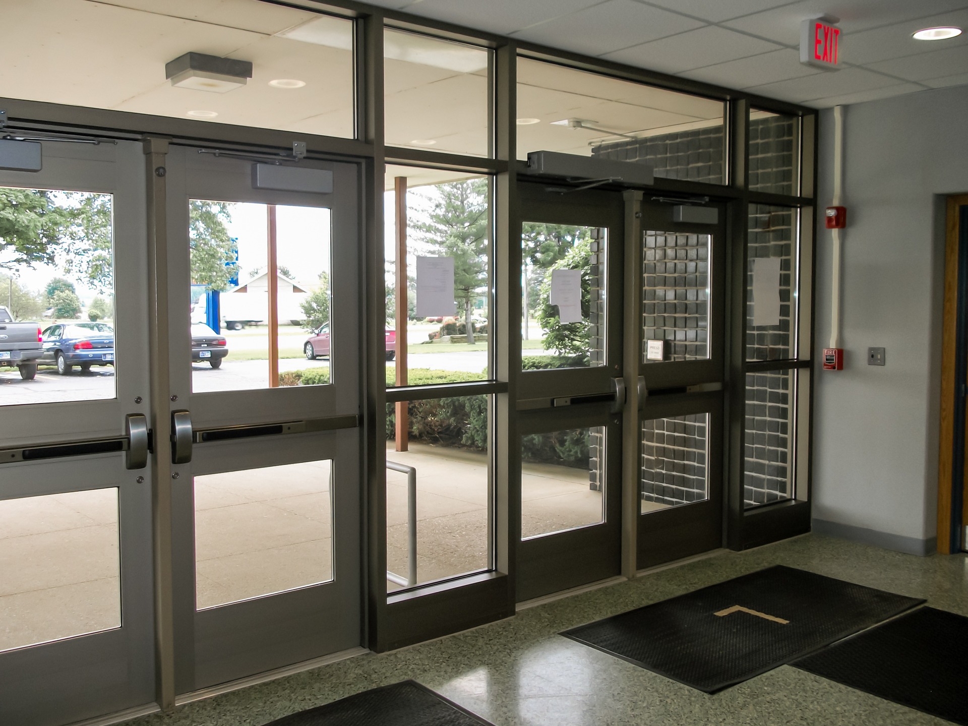 6 ½” Thermal Commercial Storefront Windows System Cross Aluminum